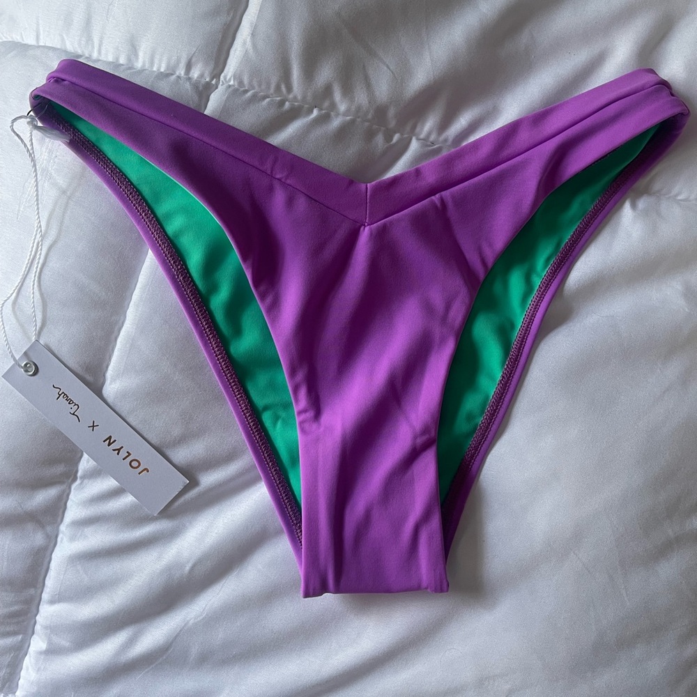 Jolyn Clothing Purple Swim Bottom